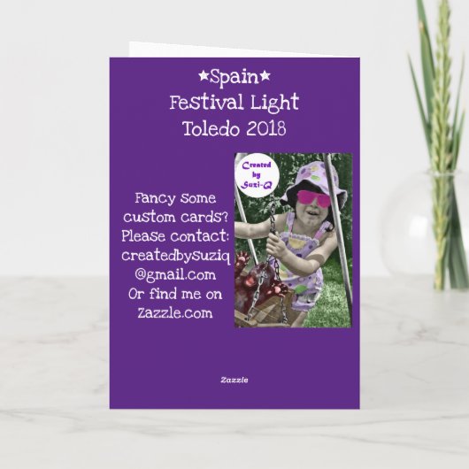 Festival Light Karte (Rückseite)