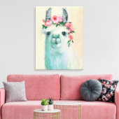 Festival Llama Leinwanddruck (Insitu (Wohnzimmer))