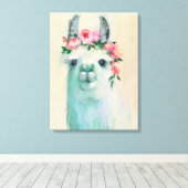 Festival Llama Leinwanddruck (Insitu (Holzboden))