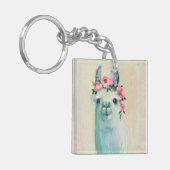 Festival Llama Schlüsselanhänger (Vorderseite links)