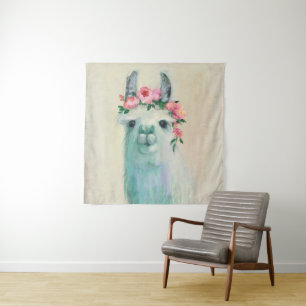 Festival Llama Wandteppich