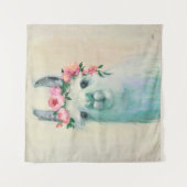 Festival Llama Wandteppich (Vorderseite)