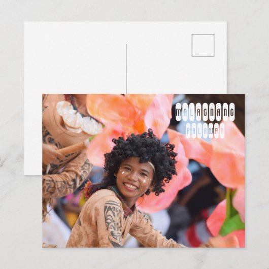 Festival Malagnang Postkarte (Vorne/Hinten)