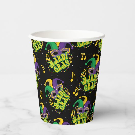Festival Mardi Gras Pappbecher (Vorderseite)