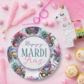 Festival Mardi Gras Pappteller (Party)