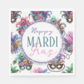 Festival Mardi Gras Serviette (Vorderseite)