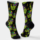 Festival Mardi Gras Socken (Gewinkelt)
