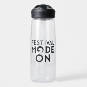 Festival Mode On Bold Statement Design Trinkflasche (Vorne)