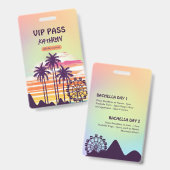 Festival Moon and Stars Ausweis (Vorder- & Rückseite)