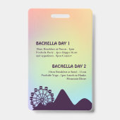 Festival Moon and Stars Ausweis (Rückseite)