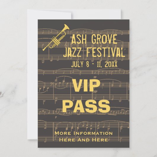 Festival Moon and Stars Einladung (Vorderseite)