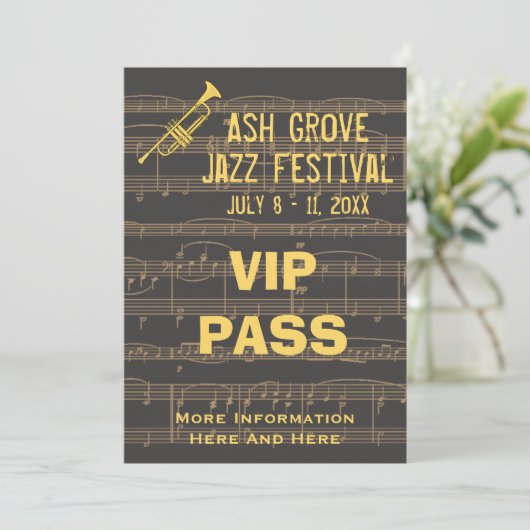 Festival Moon and Stars Einladung (Stehend Vorderseite)