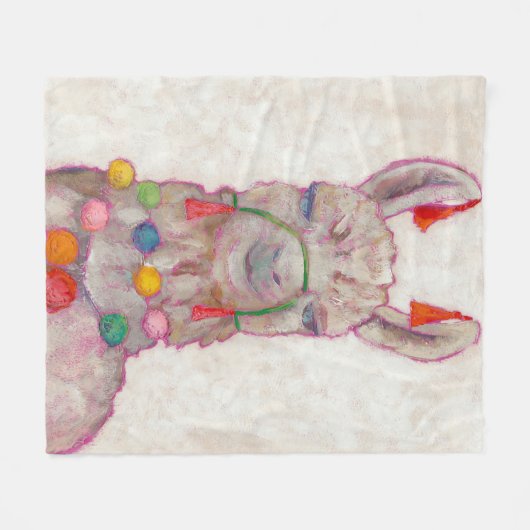 Festival Moon and Stars Fleecedecke (Vorderseite (Horizontal))