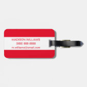 Festival Moon and Stars Gepäckanhänger (Rückseite horizontal)