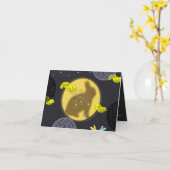 Festival Moon and Stars Karte (Gelbe Blume)