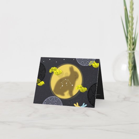 Festival Moon and Stars Karte (Vorderseite)