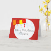 Festival Moon and Stars Karte (Gelbe Blume)