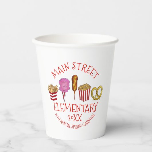 Festival Moon and Stars Pappbecher (Vorderseite)