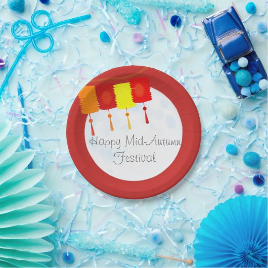 Festival Moon and Stars Pappteller (Party)