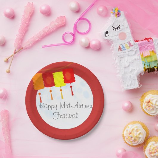 Festival Moon and Stars Pappteller (Party)