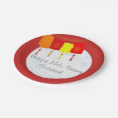 Festival Moon and Stars Pappteller (Schrägansicht)