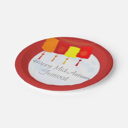 Festival Moon and Stars Pappteller (Schrägansicht)