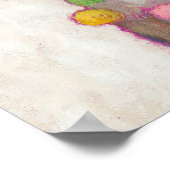 Festival Moon and Stars Poster (Ecke)