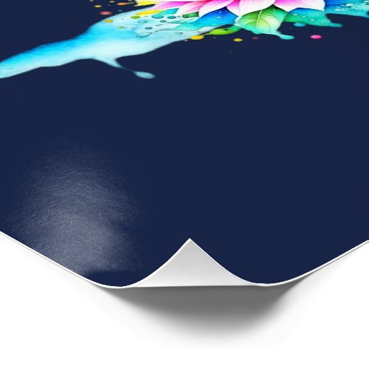 Festival Moon and Stars Poster (Ecke)