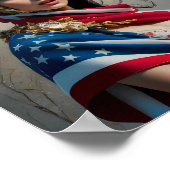 Festival Moon and Stars Poster (Ecke)