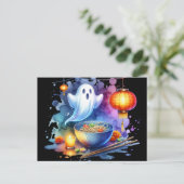 Festival Moon and Stars Postkarte (Stehend Vorderseite)