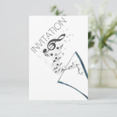 Festival Musik und Konzerte Einladung (Stehend Vorderseite)