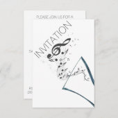 Festival Musik und Konzerte Einladung (Vorne/Hinten)