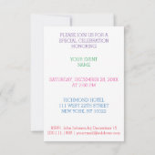 Festival Musik und Konzerte Einladung (Rückseite)