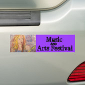 Festival Musik und Kunst Autoaufkleber (Auf Auto)