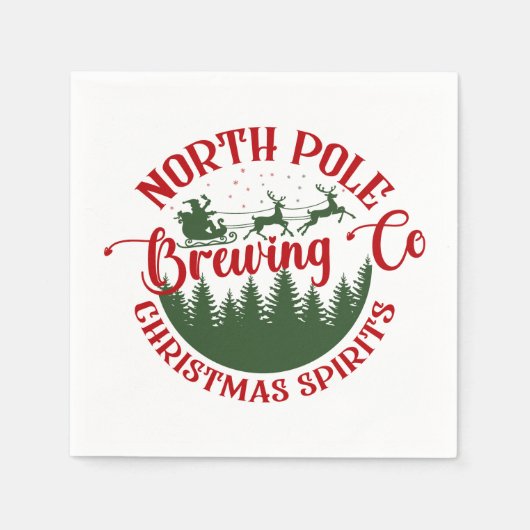 Festival North Pole Brewing Company Serviette (Vorderseite)