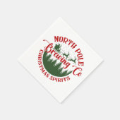 Festival North Pole Brewing Company Serviette (Ecke)