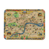 Festival of Britain: Guide to London Map Magnet (Horizontal)