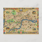 Festival of Britain: Guide to London Map Postkarte (Vorderseite)