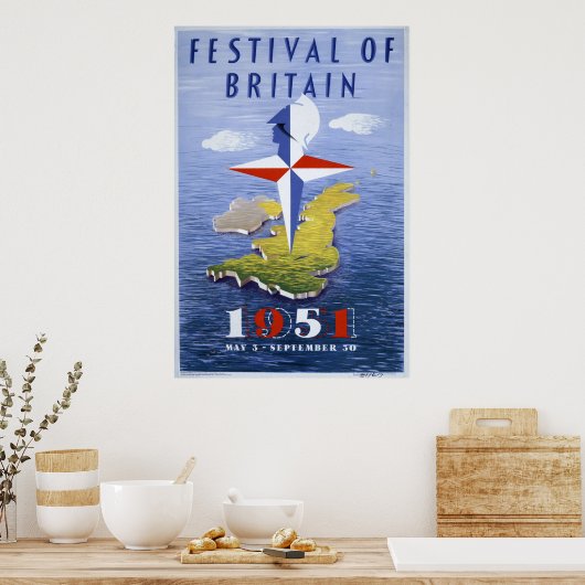 Festival of Britain Poster (Küche)