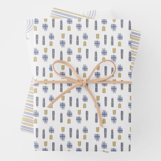 Festival of Light Wrapping Sheets - Set von 3 Geschenkpapier Set