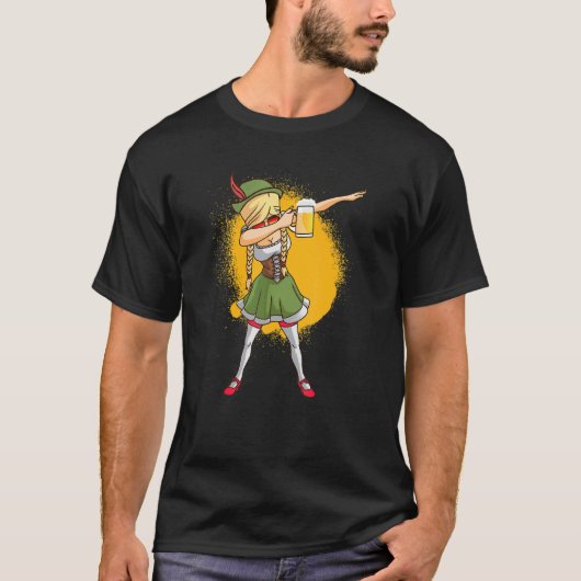 Festival Oktober Dirndl Ersatztellerservice T-Shirt (Vorderseite)