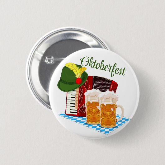 Festival Oktoberfest Button (Vorne & Hinten)