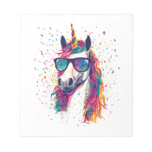 Festival-Party-Einhorn (1) Notizblock