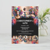 Festival Party - Martha Argerich Projekt Einladung (Stehend Vorderseite)