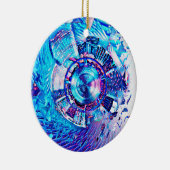 Festival-psychedelisches Rave-Portal Keramikornament (Rechts)