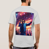 Festival Pulse: DJ im Heartbeat T - Shirt (Rückseite)