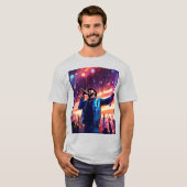 Festival Pulse: DJ im Heartbeat T - Shirt (Vorne ganz)