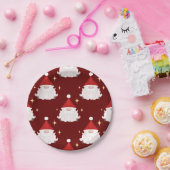 Festival Red Gonk Christmas Gnomes Nordic Pappteller (Party)