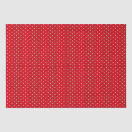 Festival Red White Polka Dots Holiday Weihnachten Seidenpapier