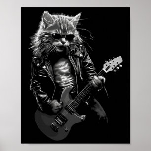 Festival Rock and Roll Musik Festival Cat Rock Gui Poster